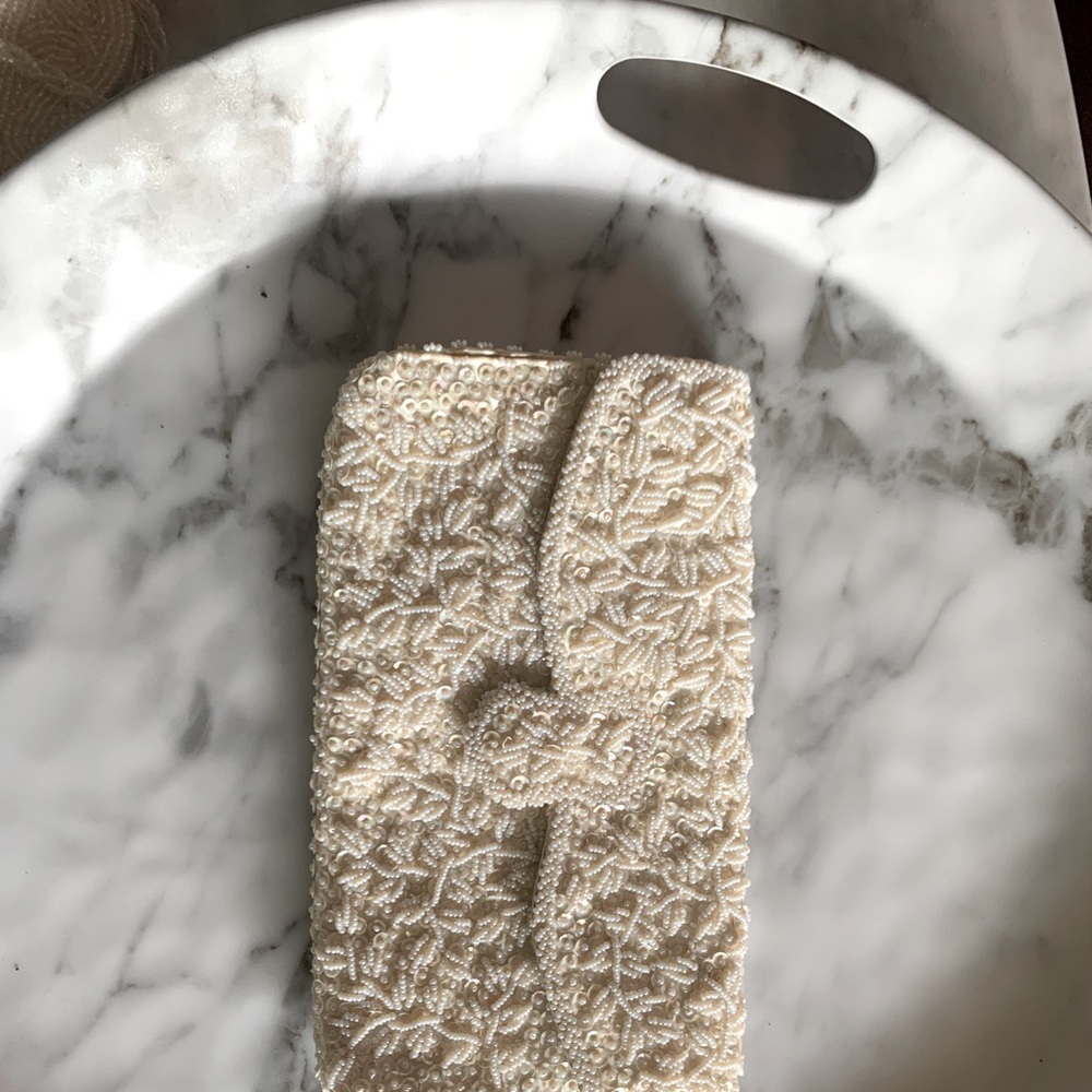 1950s Wedding Clutch Bag